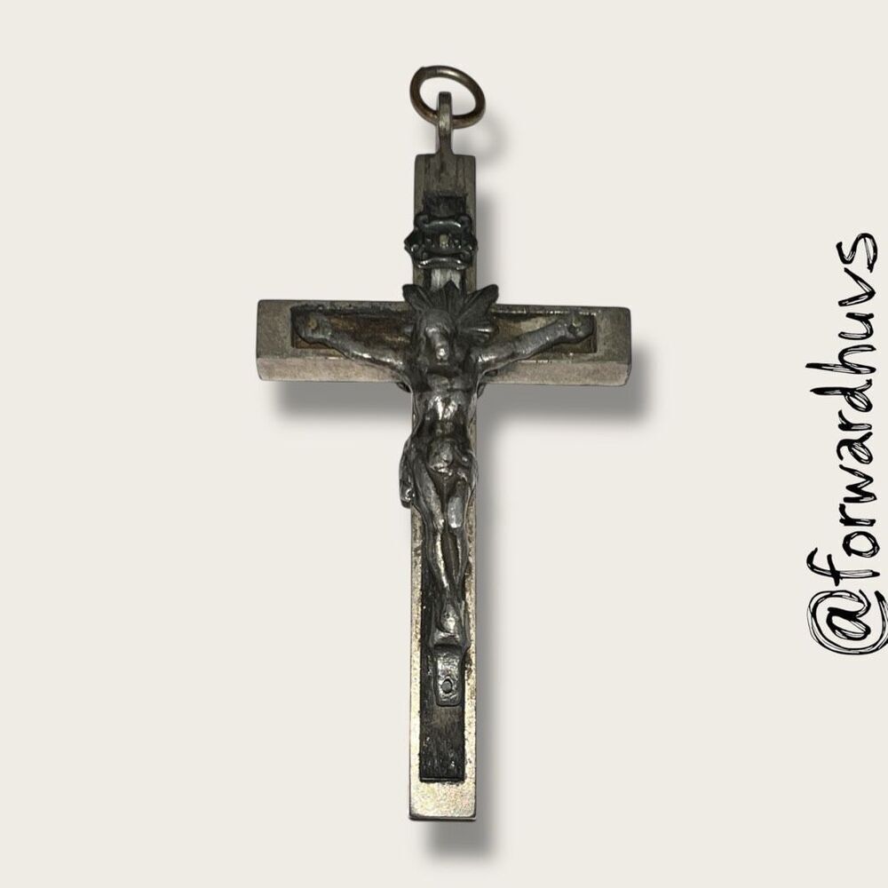 Large Antique Crucifix – Religious Artifact